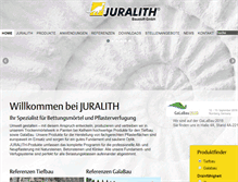 Tablet Screenshot of juralith.com